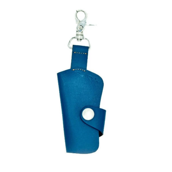 Wesson Model Leather Keychain - Blue Color